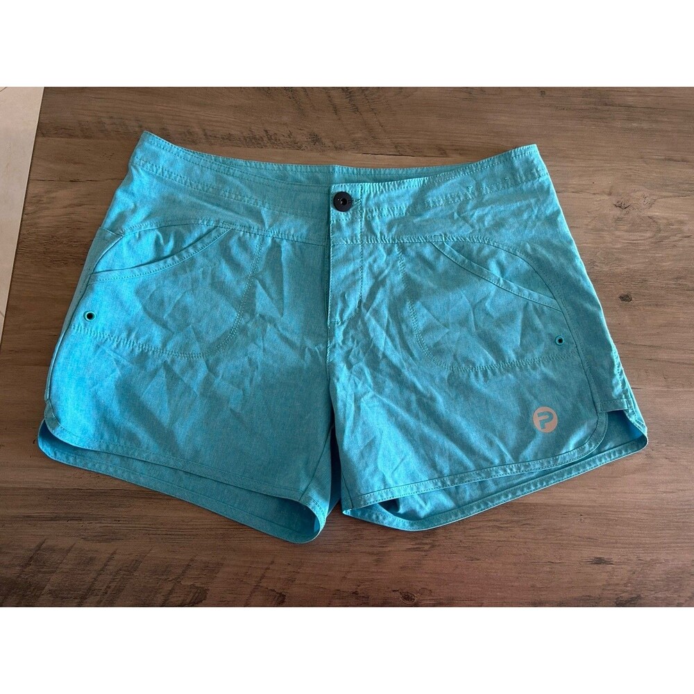 Pelagic Moana Hybrid Fishing Shorts Size 8 Aqua Blue OceanFlex REPREVE